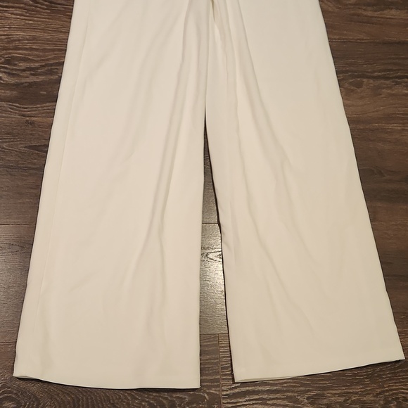 ❤️ NWT! LULUS ENTICING ENDEAVORS HIGH RISE WIDE LEG STRETCH CREPE PANTS, SMALL - Picture 6 of 11